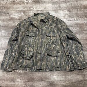 Smokey Branch Camo Button Up Coat Size XXL